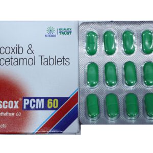 Steriscox PCM 60 – Etoricoxib & Paracetamol Tablets - 1 × 10 Tablets