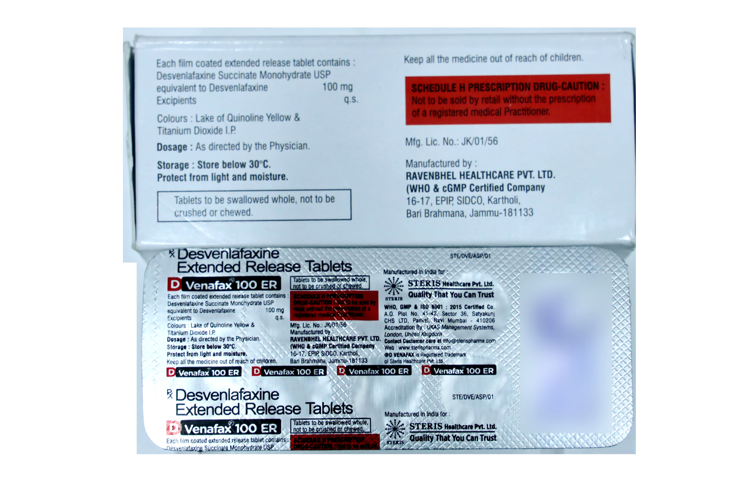 DVENAFAx 100 ER - Desvenlafaxine Extended Release Tablets - Image 2