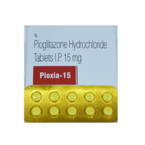 Pioxia-15 - Pioglitazone Hydrochloride Tablets I.P. 15 mg - 1 x 10 Tablets Pack