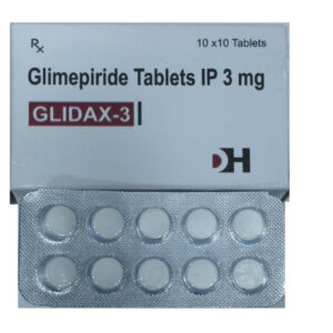 GLIDAX 3 -  Glimepiride Tablets IP 3 mg