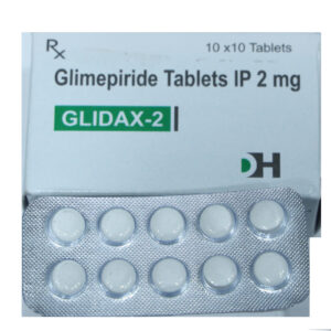 Glidax-2 - Glimepiride Tablets IP 2 mg