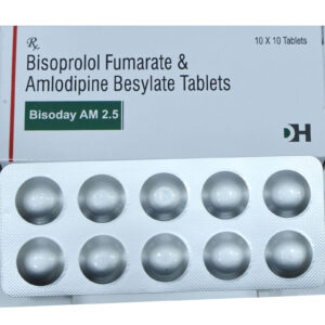 Bisoday AM 2.5 – Bisoprolol Fumarate & Amlodipine Besylate Tablets