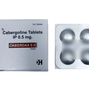 Caberdax 0.5 - Cabergoline Tablets IP 0.5 mg - 1 x 4 Tablets
