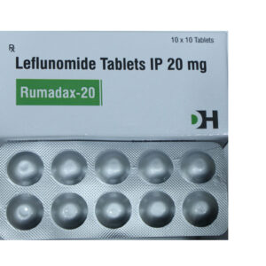 Rumadax 20 – Leflunomide Tablets IP 20 mg - 1 × 10 Tablets