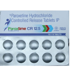 Paroxtime CR 12.5 - Paroxetine Hydrochloride Controlled Release Tablets IP - 1 x 10 Tablets Pack
