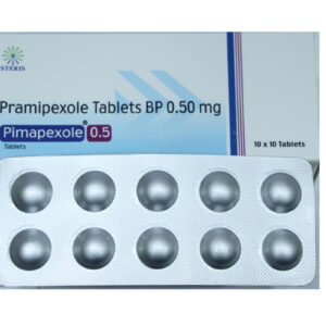 Pimapexole 0.5 - Pramipexole Tablets BP 0.50 mg - 1 x 10 Tablets Pack