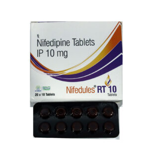Nifedules RT 10 - Nifedipine Tablets IP 10 mg - 1 x 10 Tablets