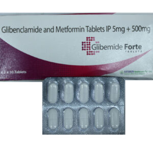 Glibemide Forte - Glibenclamide and Metformin Tablets IP 5mg + 500mg