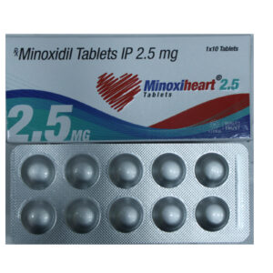 Minoxiheart 2.5 - Minoxidil Tablets IP 2.5 mg
