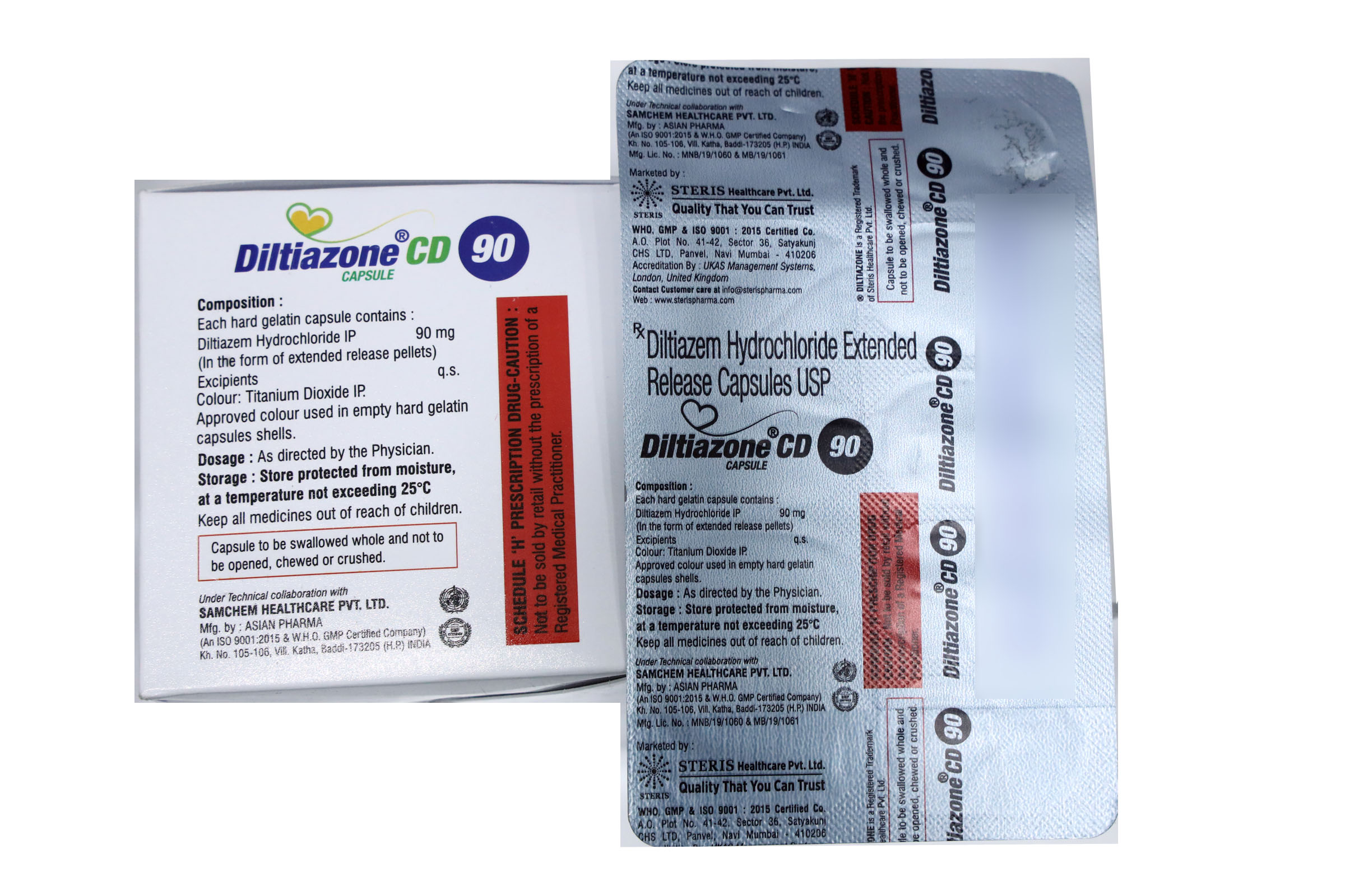 Diltiazone CD 90 Tablet - Image 2