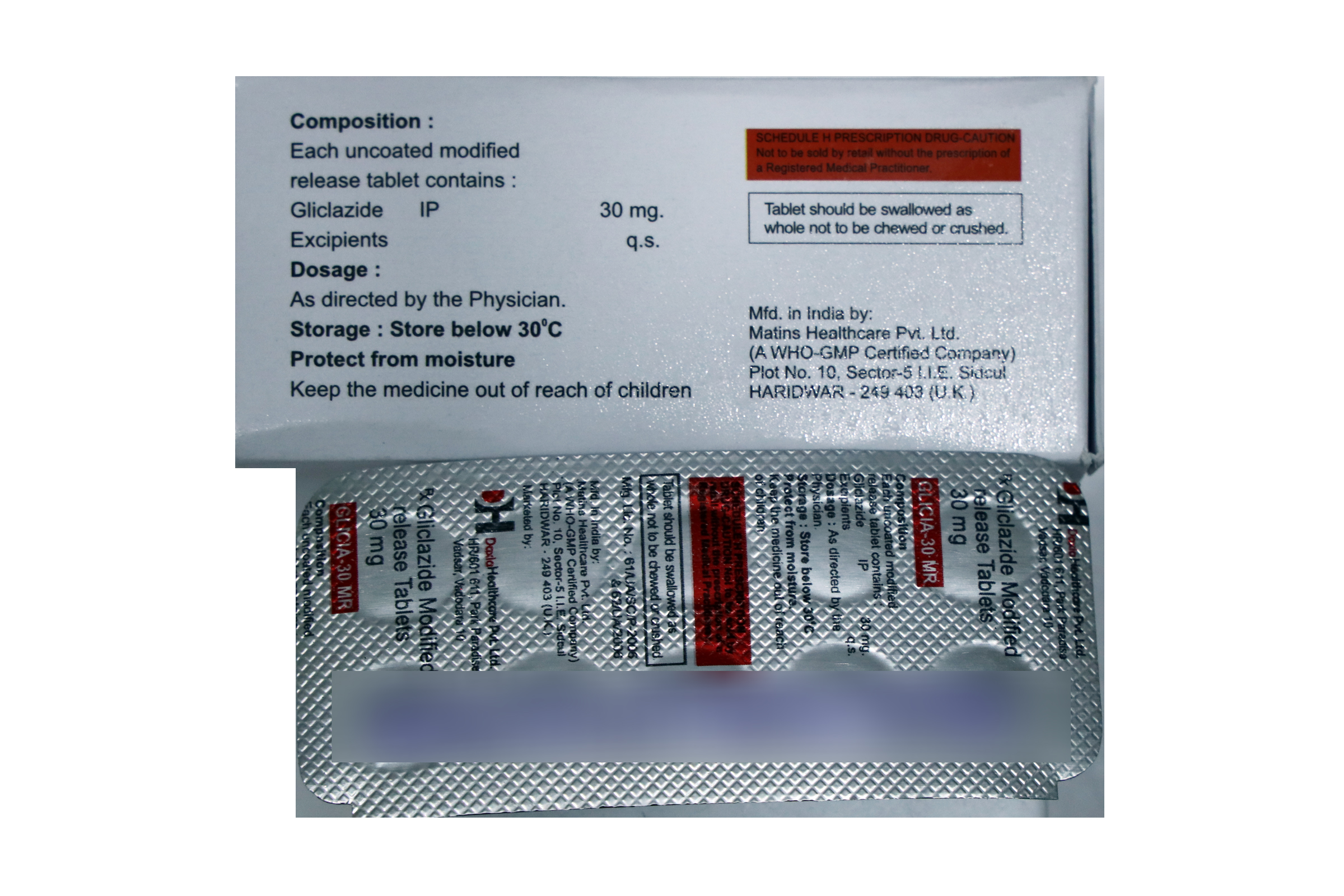 GLICIA 30 MR Tablet - Image 2