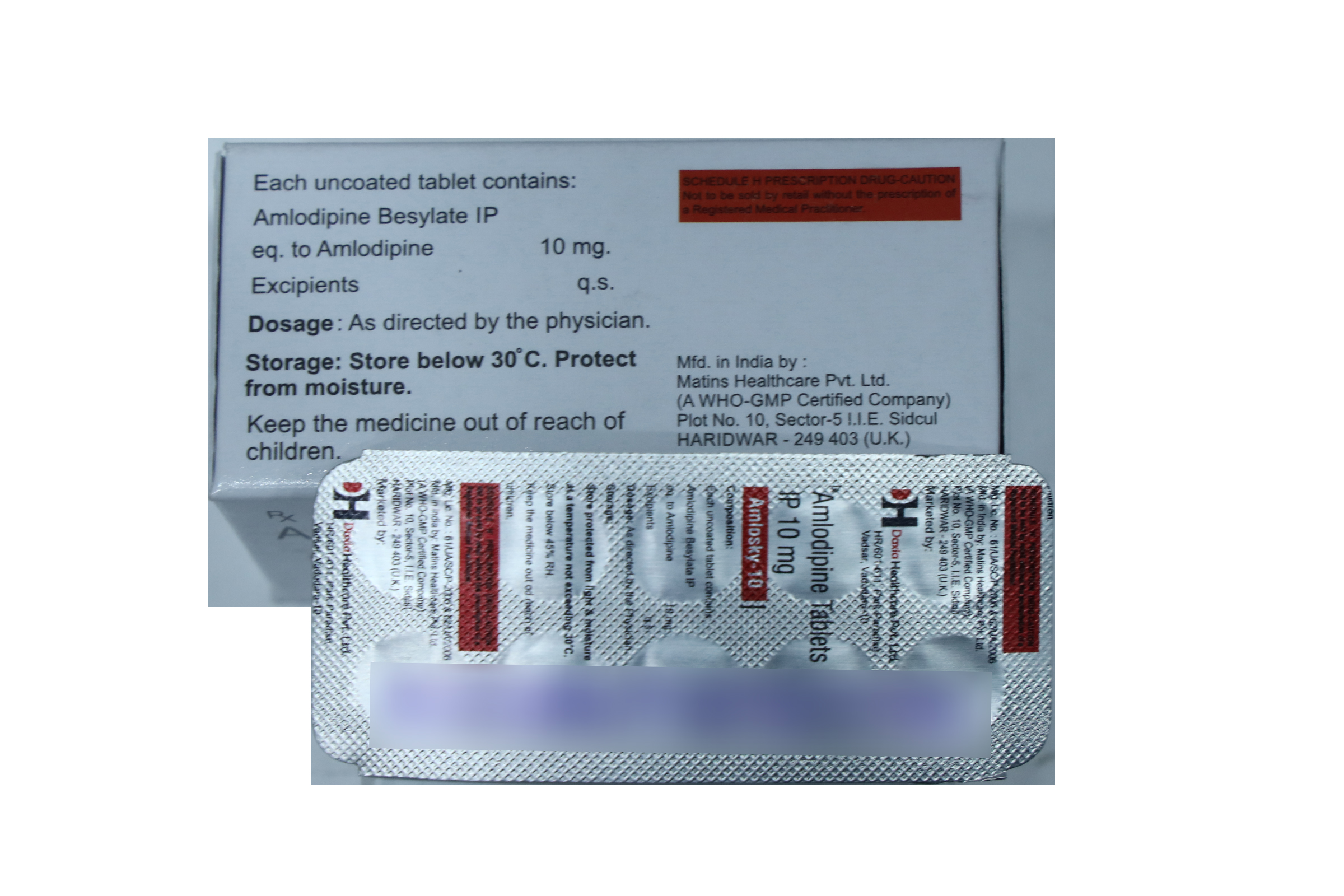 AMLOSKY 10 Tablet - Image 2