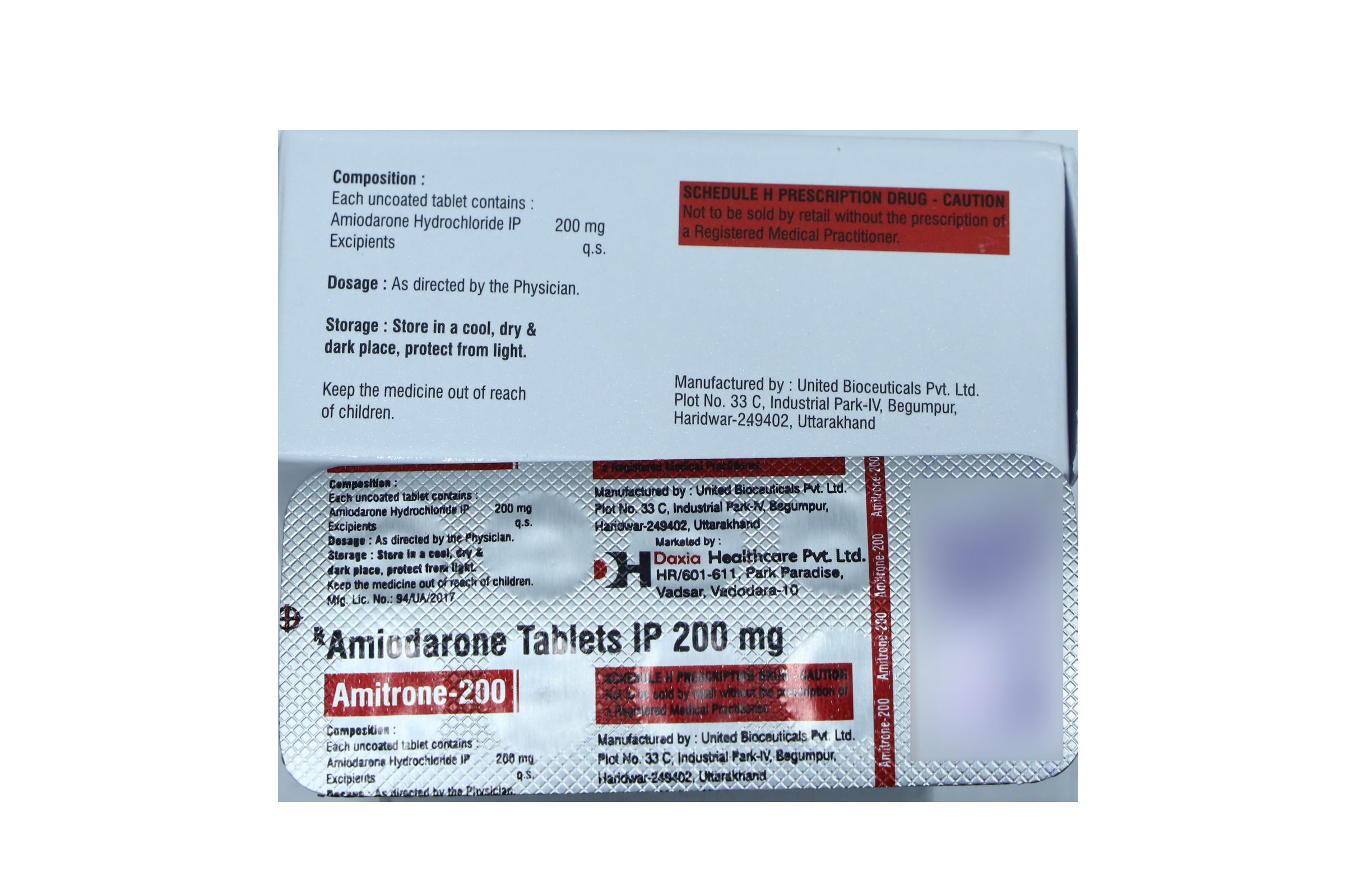 AMITRONE 200 Tablet - Image 2