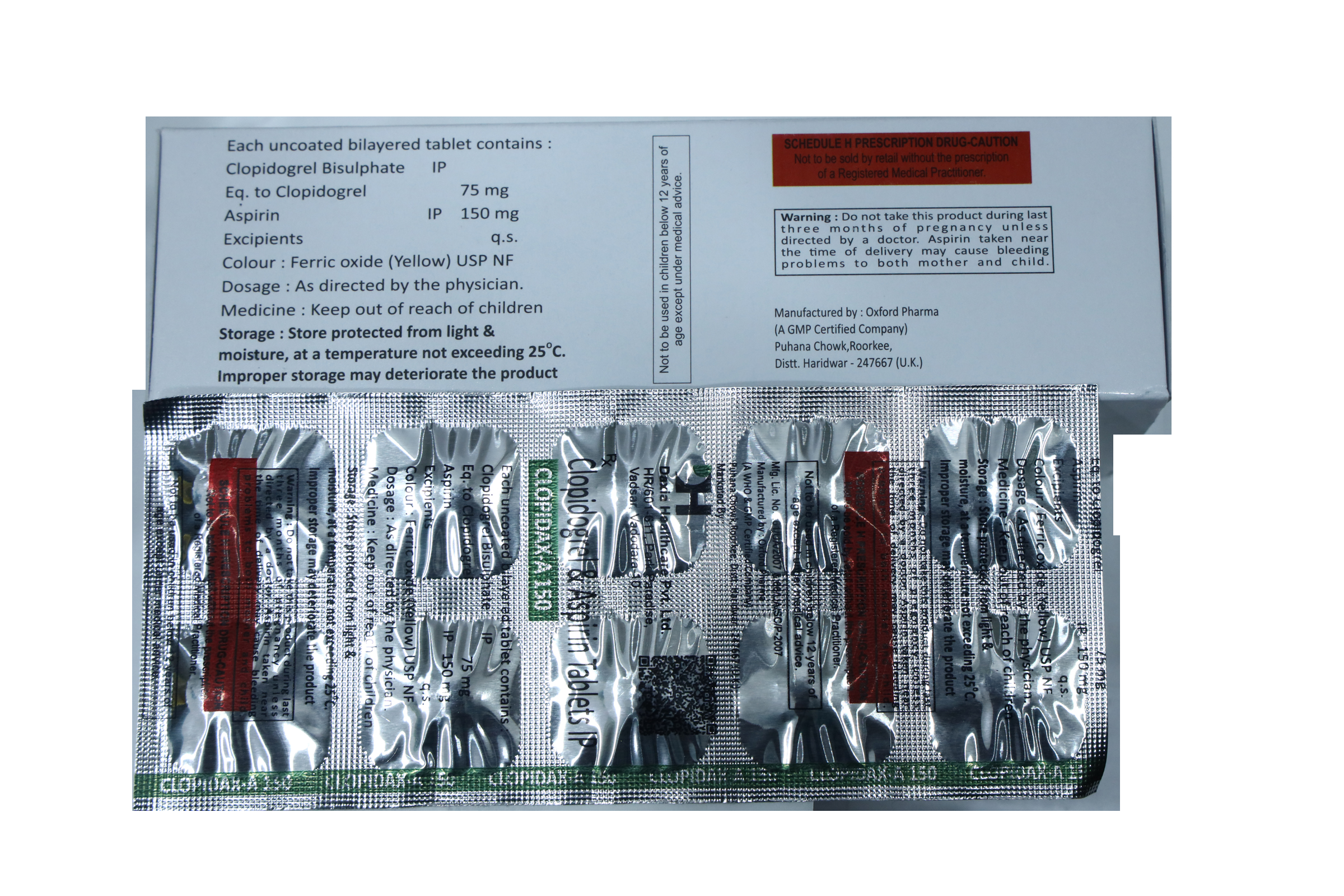CLOPIDAX A150 Tablet - Image 2