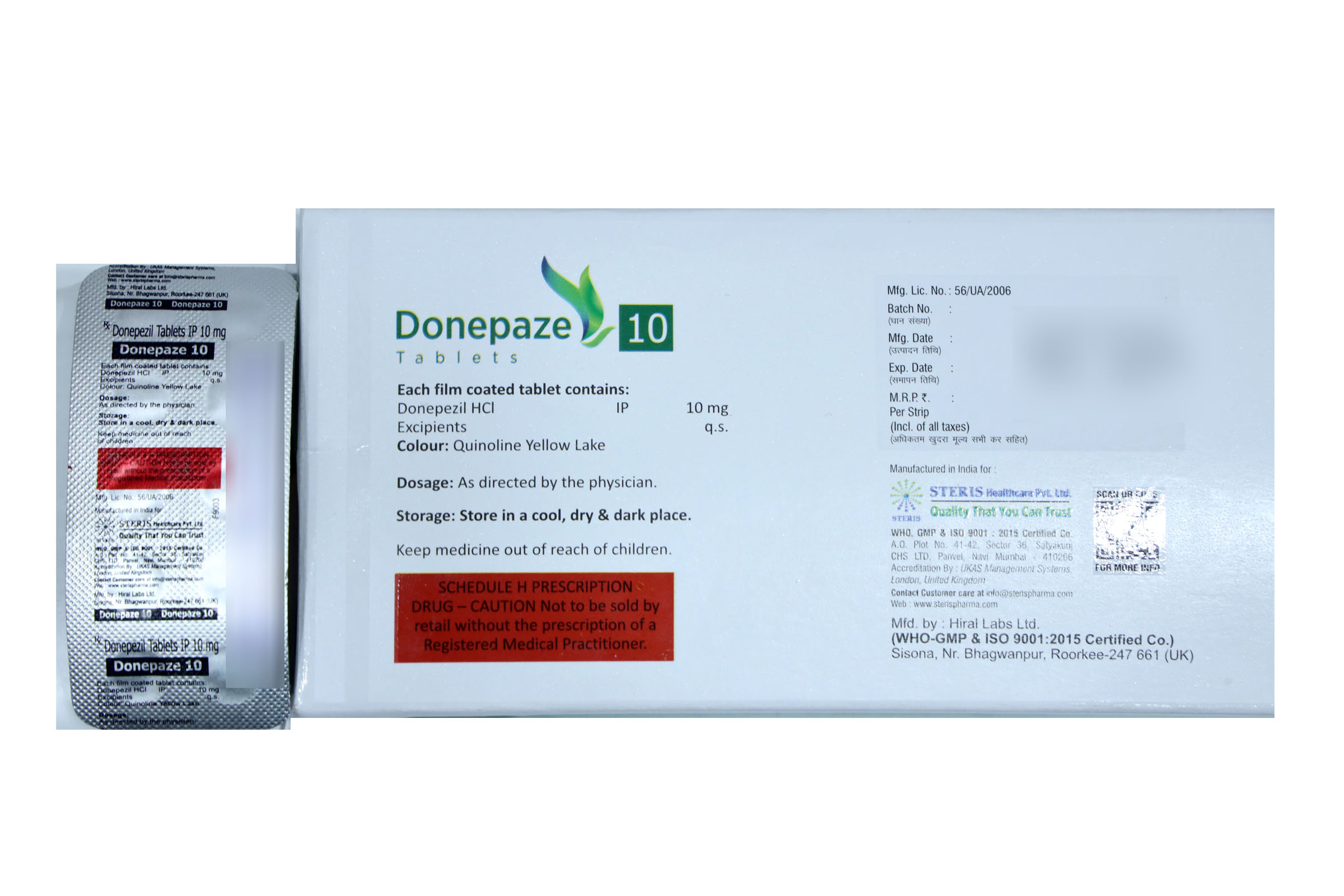 DONEPAZE 10 Tablet - Image 2