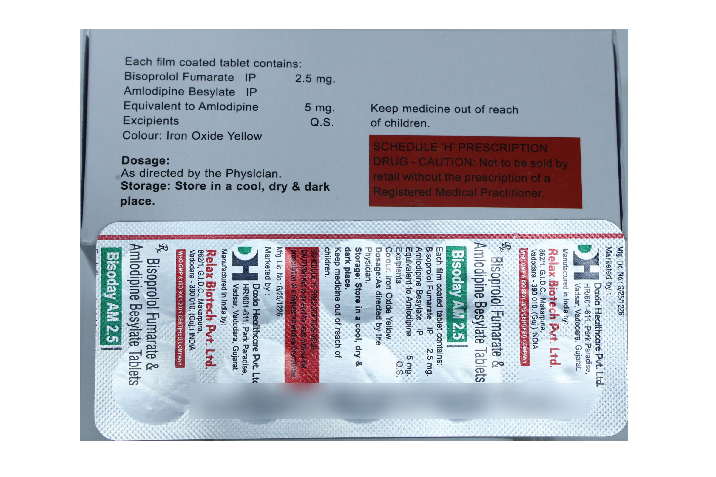 BISODAY AM 2.5 Tablet - Image 2