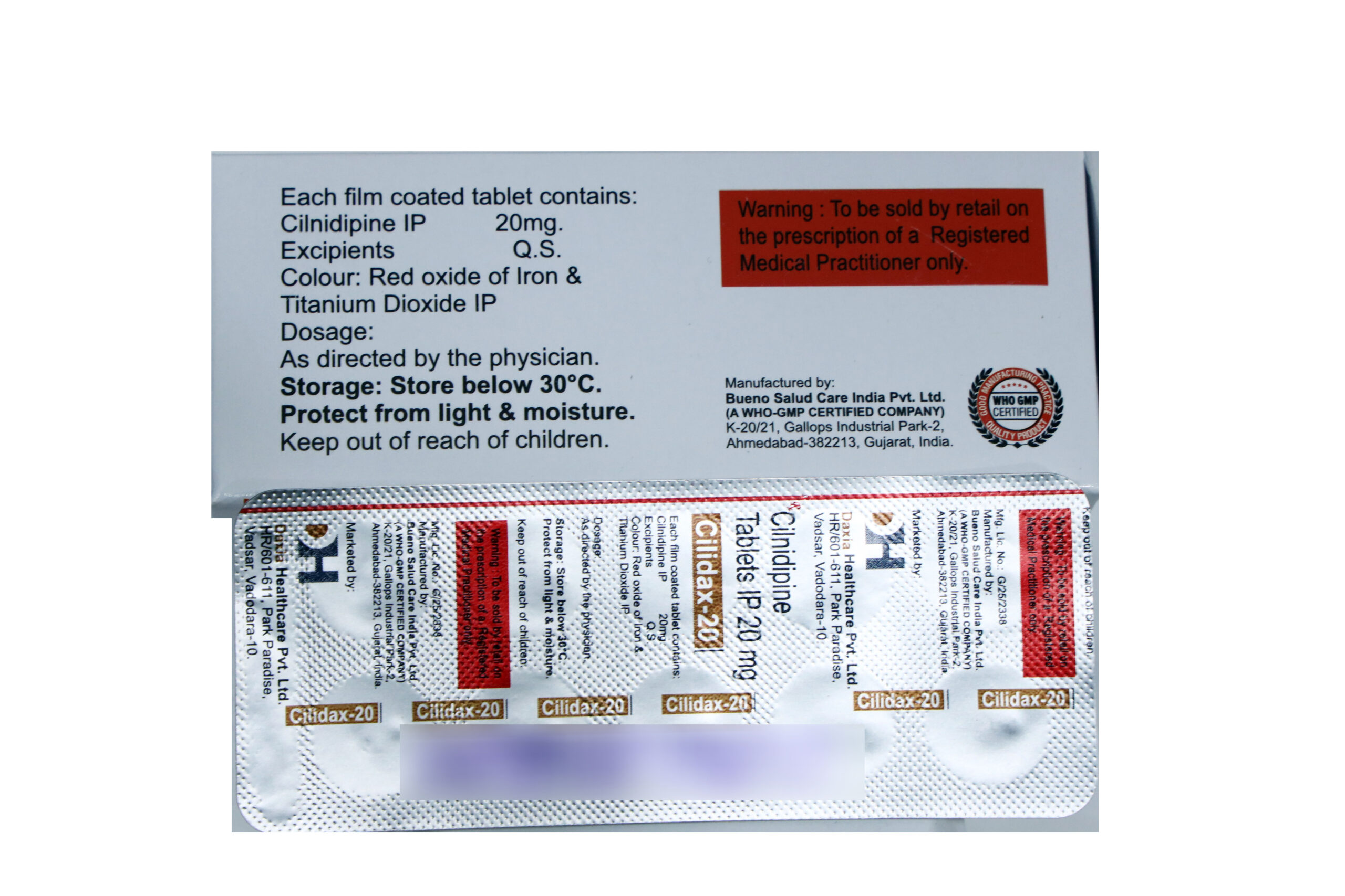 CILIDAX 20 Tablet - Image 2