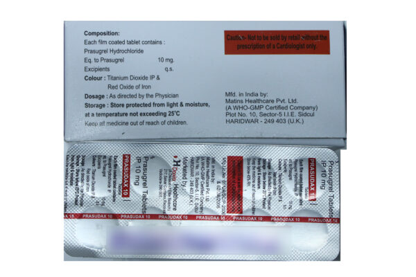 PRASUDAX 10 Tablet - Image 2