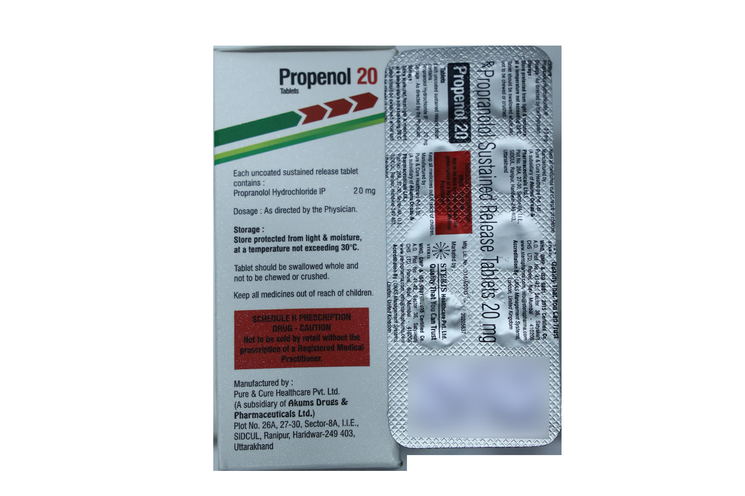 PROPENOL 20 Tablet - Image 2