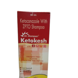 Ketokesh Ketoconazole With ZPTO Shampoo - Anti-Dandruff - 60 ml