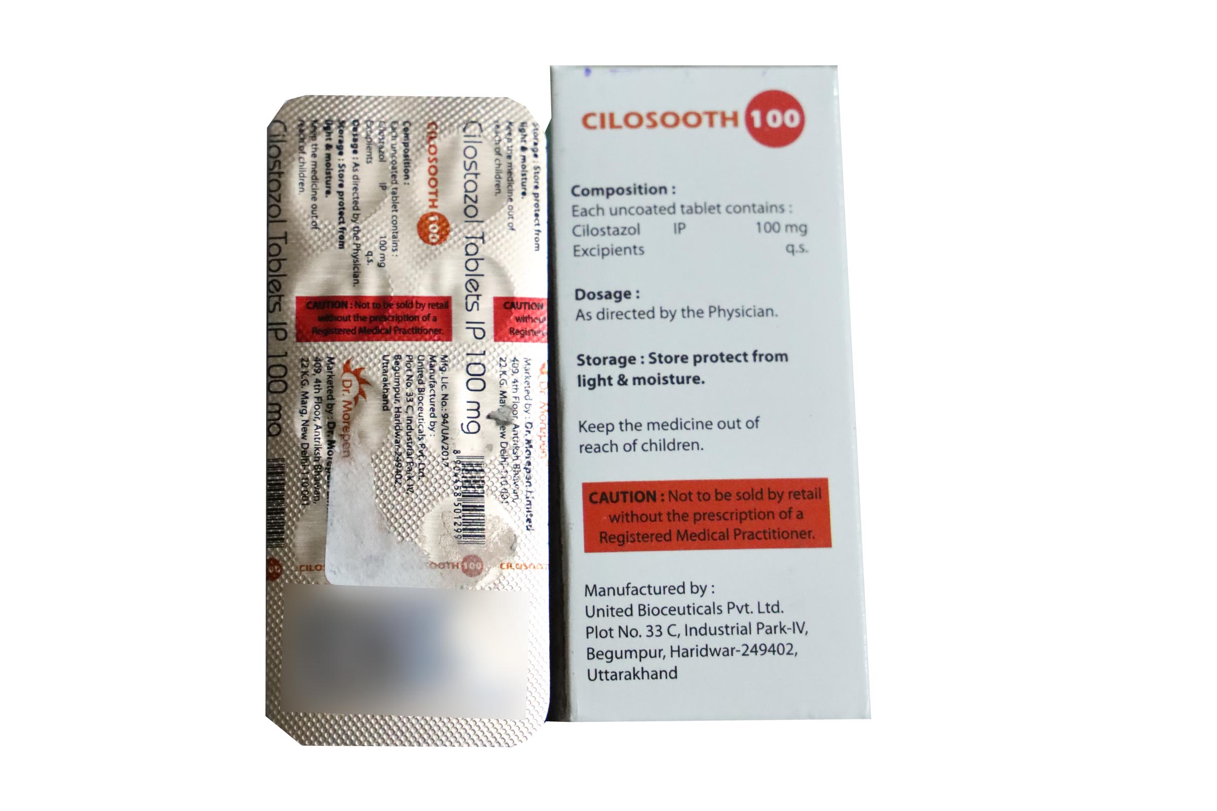 CILOSOOTH 100 – Cilostazol Tablets IP 100 mg - Image 2