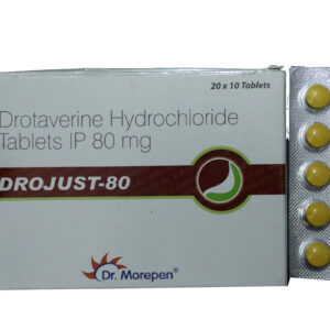 Drojust-80 – Drotaverine Hydrochloride Tablets IP 80 mg