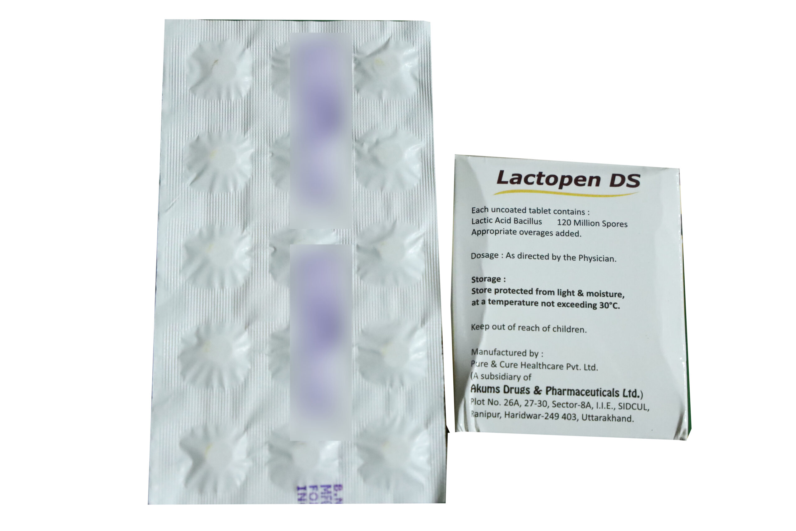 Lactopen DS – Lactic Acid Bacillus Tablets - Image 2