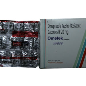 Ometek – Omeprazole Gastro-Resistant Capsules IP 20 mg