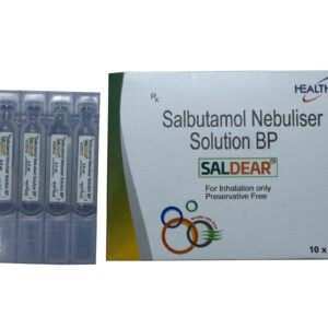 SALDEAR – Salbutamol Nebuliser Solution BP (10 x 5 x 2.5 ml)