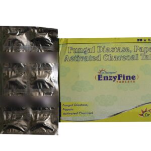 Enzy Fine Tablets – Fungal Diastase, Papain & Activated Charcoal Tablets