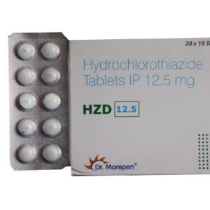 HZD 12.5 – Hydrochlorothiazide Tablets IP 12.5 mg