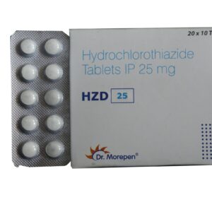 HZD 25 – Hydrochlorothiazide Tablets IP 25 mg