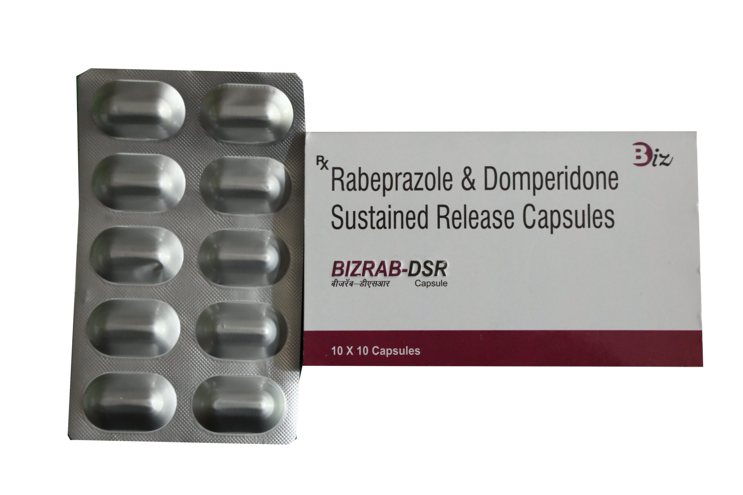 Bizrab-DSR – Rabeprazole & Domperidone Sustained Release Capsules