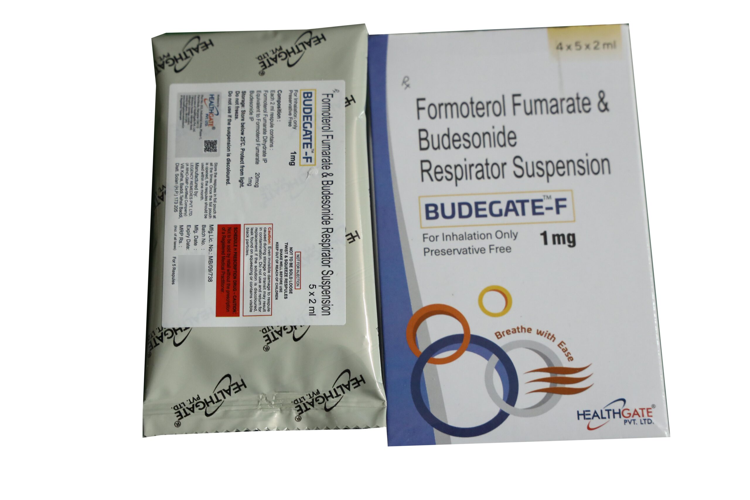 BUDEGATE-F – Formoterol Fumarate & Budesonide Respirator Suspension