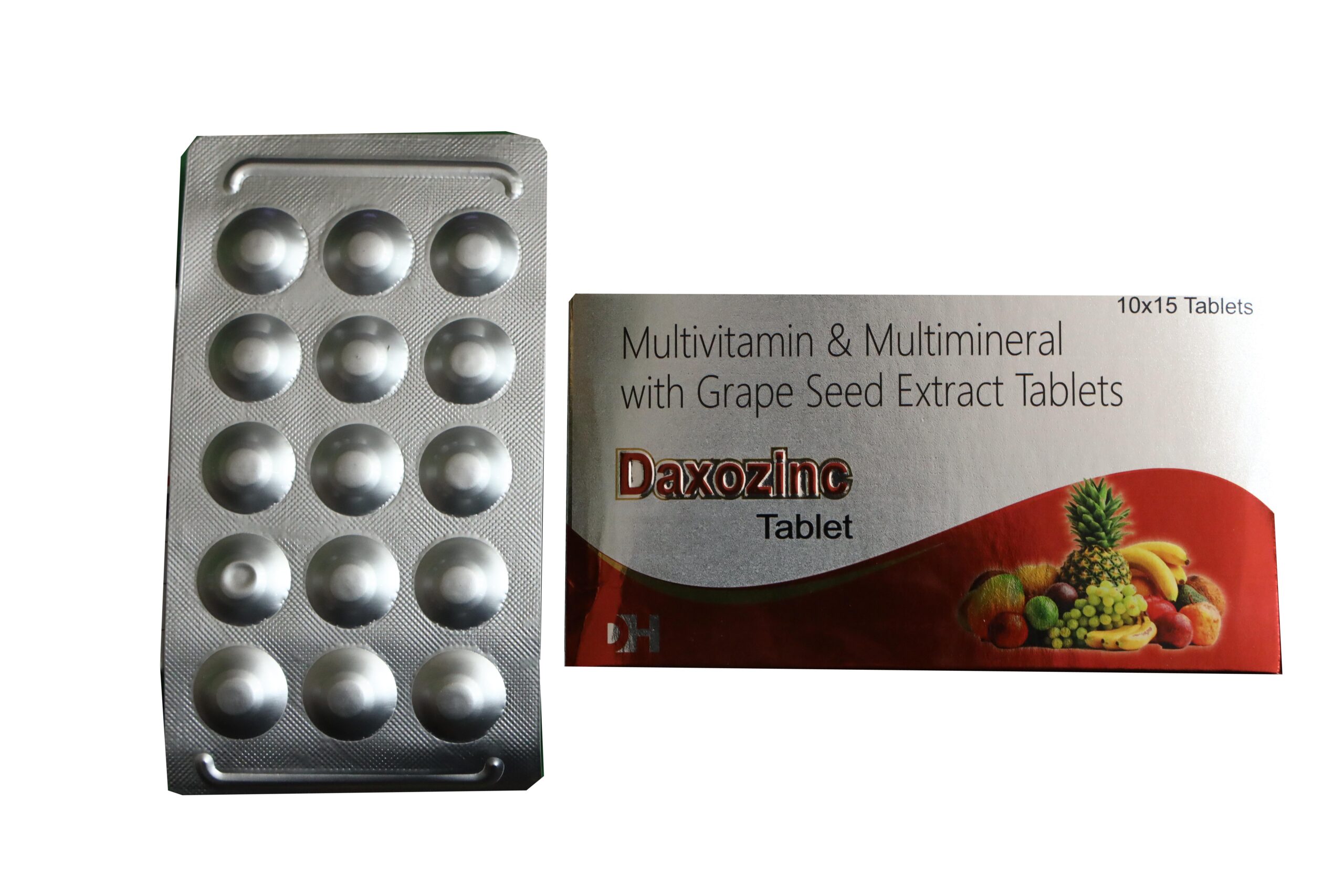 Daxozinc – Multivitamin & Multimineral with Grape Seed Extract Tablets