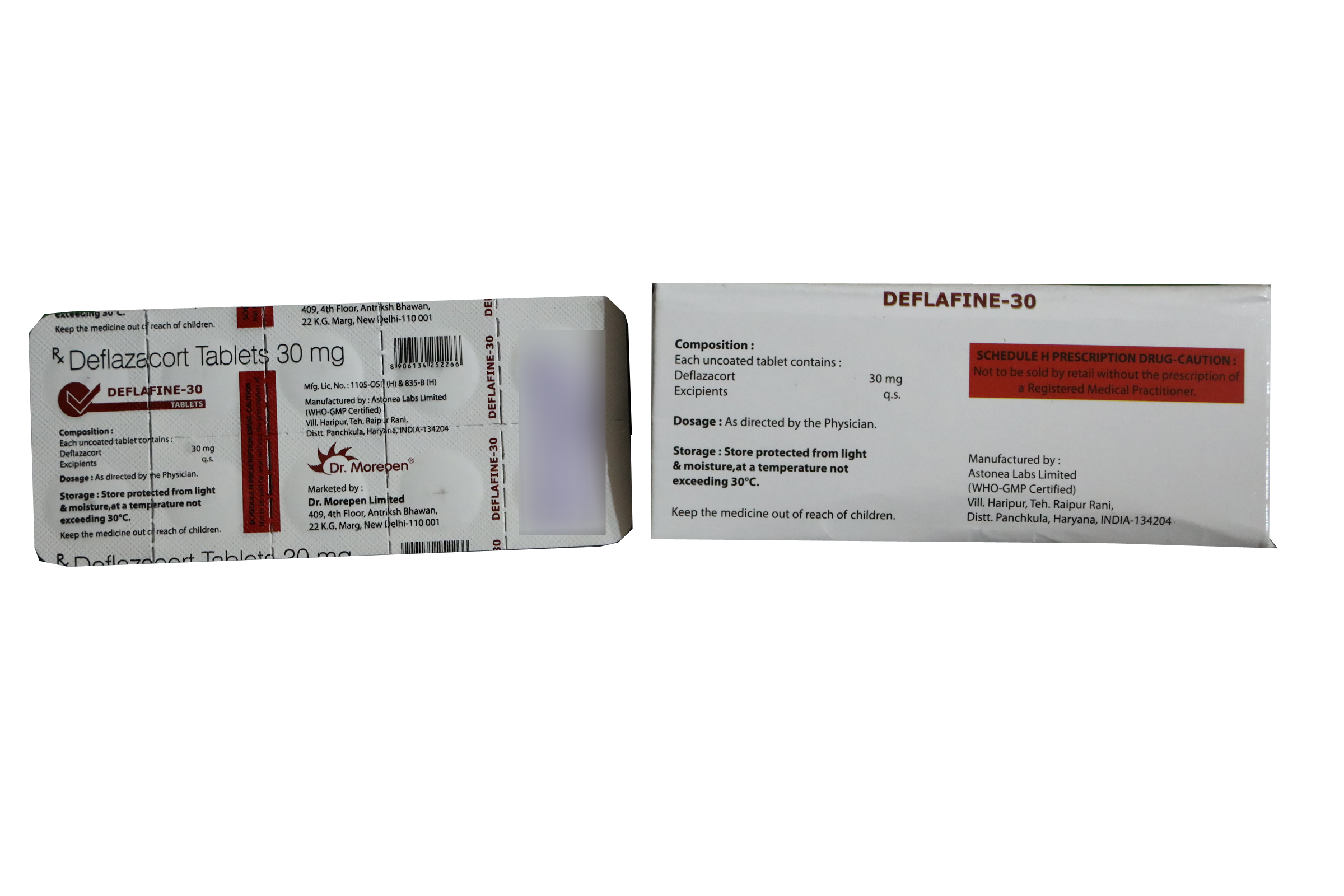 Deflafine-30 – Deflazacort Tablets 30 mg - Image 2