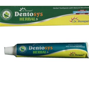 Dentosys Herbal Toothpaste – With Natural Mouthwash (Free Toothbrush Inside)