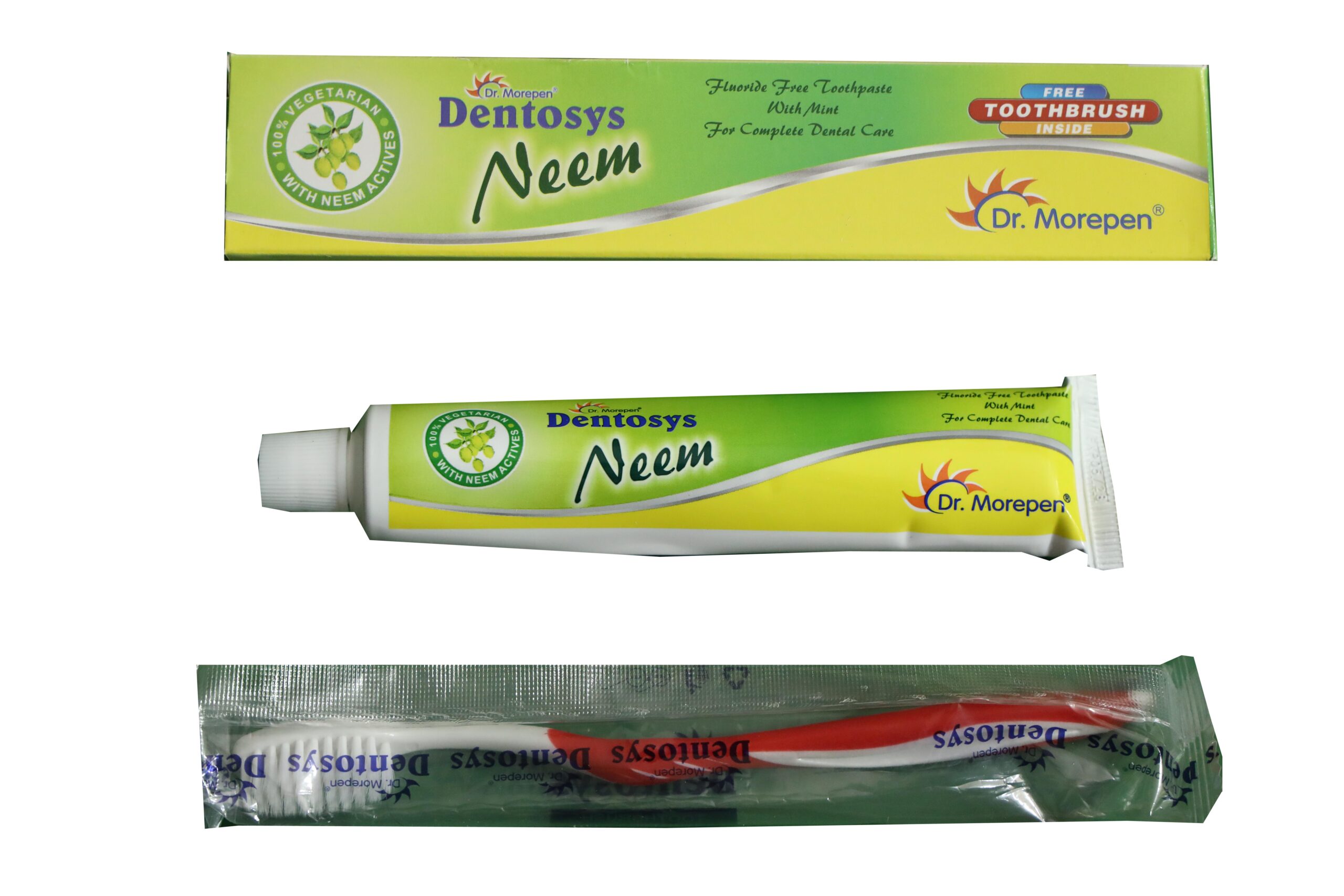 Dentosys Neem Toothpaste – With Neem Actives (Free Toothbrush Inside)
