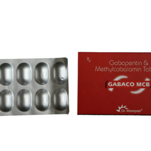 Gabaco MCB – Gabapentin & Methylcobalamin Tablets (1 × 10 Tablets)