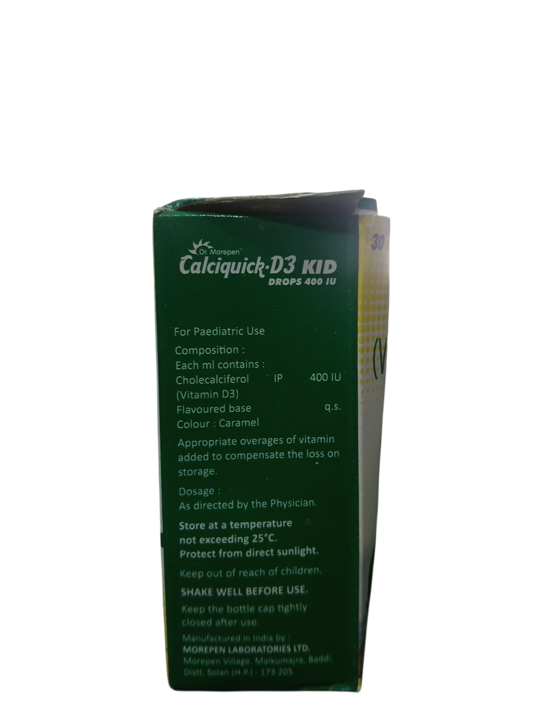Calciquick-D3 Kid Drops 400 IU – Cholecalciferol (Vitamin D3) Drops - Image 2