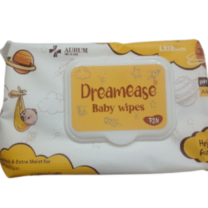 Dreamease Baby Wipes – 72 Sheets (Alcohol-Free, pH Balanced)