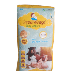 Dreamease Baby Diapers – Size L (30 Pcs Pack)