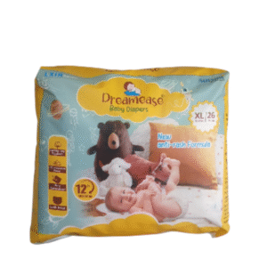 Dreamease Baby Diapers – Size XL (12–17 kg) – 26 Pants