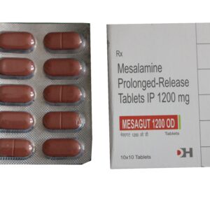 Mesagut 1200 OD – Mesalamine Prolonged-Release Tablets IP 1200 mg