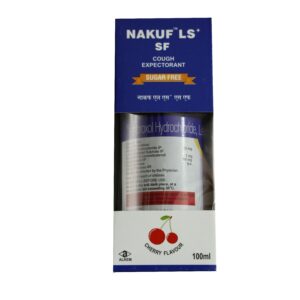NAKUF LS+ SF – Sugar Free Cough Expectorant (Cherry Flavour)