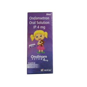 Ondinam Syrup 4 mg – Ondansetron Oral Solution IP (30 ml)