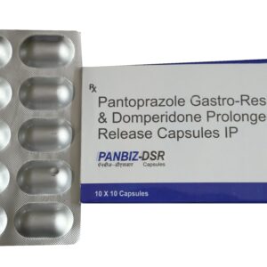 Panbiz-DSR – Pantoprazole Gastro-Resistant & Domperidone Prolonged-Release Capsules IP