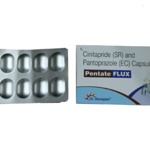 Pentate FLUX – Cinitapride (SR) and Pantoprazole (EC) Capsules