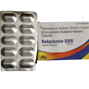 Rekprazole-DSR Capsules (Pantoprazole Sodium (Enteric Coated) & Domperidone (Sustained Release))