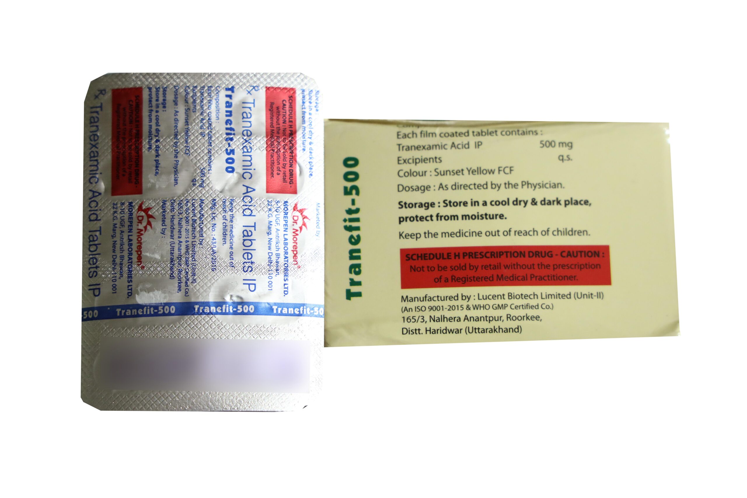 Tranefit-500 – Tranexamic Acid Tablets IP - Image 2